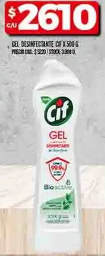 Supermercados DIA Cif gel desinfectante oferta