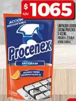 Supermercados DIA Procenex limpiador líquido oferta