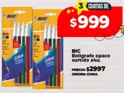 Supermayorista Vital Bic boligrafo opaco surtido oferta