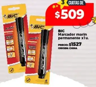 Supermayorista Vital Bic marcador marin permanente oferta