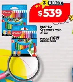 Supermayorista Vital Maped crayones wax oferta