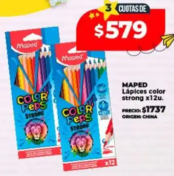 Supermayorista Vital Maped lápices color strong oferta