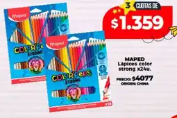 Supermayorista Vital Maped lápices color strong oferta