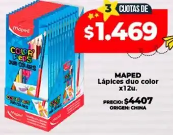 Supermayorista Vital Maped lápices duo color oferta