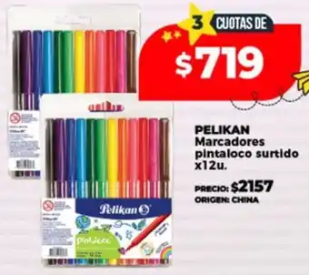 Supermayorista Vital Pelikan marcadores pintaloco surtido oferta