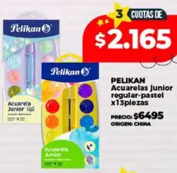 Supermayorista Vital Pelikan acuarelas junior regular-pastel oferta