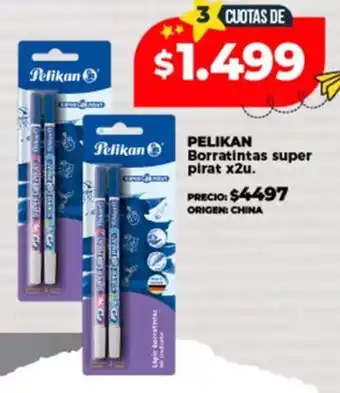 Supermayorista Vital Pelikan borratintas super pirat oferta