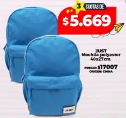 Supermayorista Vital Just mochila polyester oferta