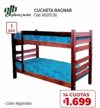 Naldo Lombardi Cucheta Ragnar 14 Cuotas oferta