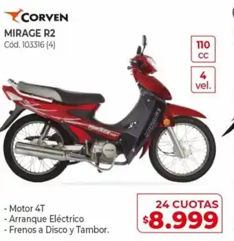 Naldo Lombardi Corven Mirage R2 24 Cuotas oferta