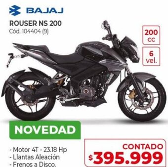 Naldo Lombardi Bajaj Rouser NS 200 oferta