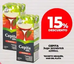 Supermayorista Vital Cepita jugo tetrabrick oferta