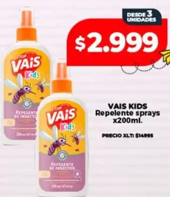 Supermayorista Vital Vais kids repelente sprays oferta