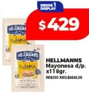 Supermayorista Vital Hellmanns mayonesa oferta