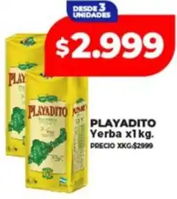 Supermayorista Vital Playadito yerba oferta