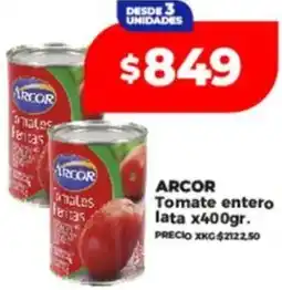 Supermayorista Vital Arcor tomate entero lata oferta