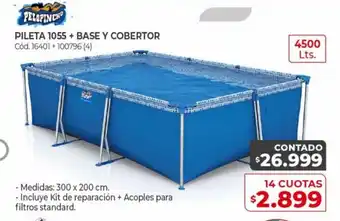 Naldo Lombardi Pelopincho Pileta 1055 + Base y Cobertor 14 Cuotas oferta