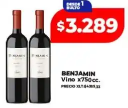 Supermayorista Vital Benjamin vino oferta