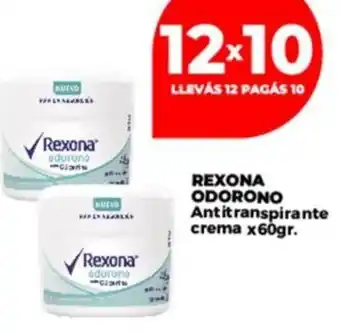 Supermayorista Vital Rexona odorono antitranspirante crema oferta