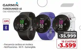 Naldo Lombardi Garmin Forerunner 45 15 Cuotas oferta