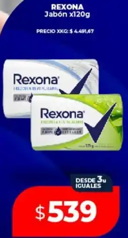 Supermayorista Vital Rexona jabón oferta