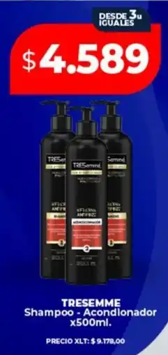 Supermayorista Vital Tresemme shampoo - acondionador oferta