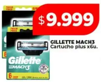 Supermayorista Vital Gillette mach3 cartucho plus oferta