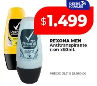 Supermayorista Vital Rexona men antitranspirante r-on oferta