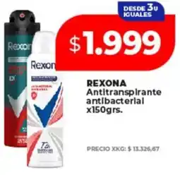 Supermayorista Vital Rexona antitranspirante antibacterial oferta