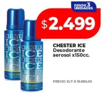 Supermayorista Vital Chester ice desodorante aerosol oferta