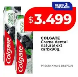 Supermayorista Vital Colgate crema dental natural ext carb oferta