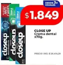 Supermayorista Vital Close up crema dental oferta