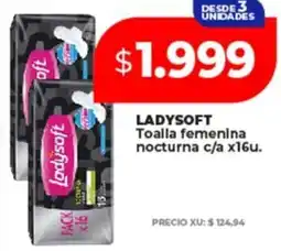 Supermayorista Vital Ladysoft toalla femenina nocturna oferta