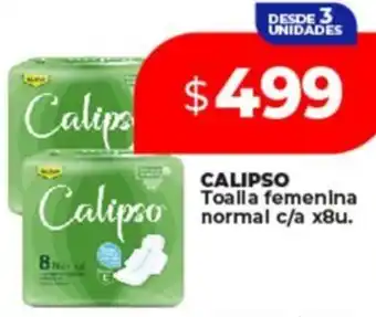 Supermayorista Vital Calipso toalla femenina normal oferta