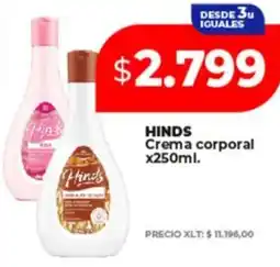 Supermayorista Vital Hinds crema corporal oferta