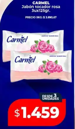 Supermayorista Vital Carmel jabón tocador rosa oferta