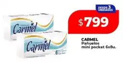 Supermayorista Vital Carmel pañuelos mini pocket oferta