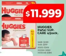 Supermayorista Vital Huggies huggies pañal sup. care a/pack. oferta