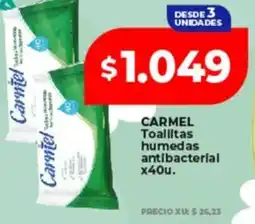 Supermayorista Vital Carmel toallitas humedas antibacterial oferta