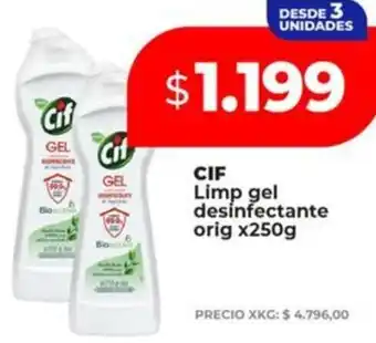 Supermayorista Vital Cif limp gel desinfectante orig oferta