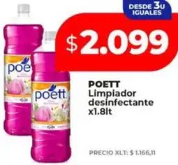 Supermayorista Vital Poett limpiador desinfectante oferta