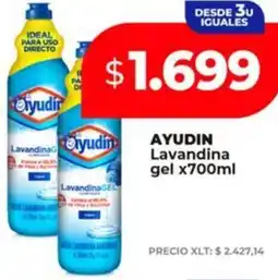 Supermayorista Vital Ayudin lavandina gel oferta