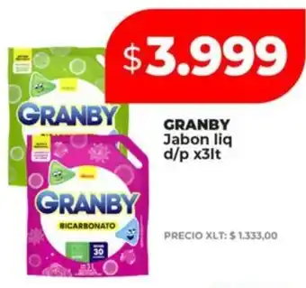 Supermayorista Vital Granby jabon liq d/p oferta