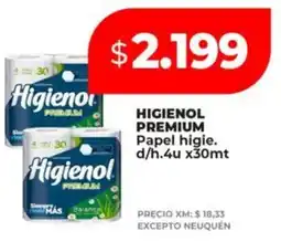 Supermayorista Vital Higienol premium papel higie. oferta