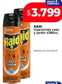 Supermayorista Vital Raid insecticida casa y jardín oferta