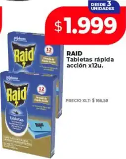 Supermayorista Vital Raid tabletas rápida acción oferta