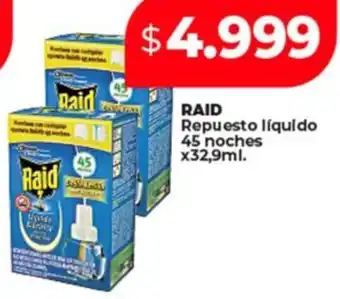 Supermayorista Vital RAID Repuesto líquido oferta