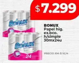 Supermayorista Vital BONUX Papel hig. ex.bco. h/simple oferta