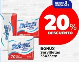 Supermayorista Vital BONUX Servilletas oferta