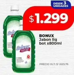 Supermayorista Vital BONUX Jabon liq bot oferta